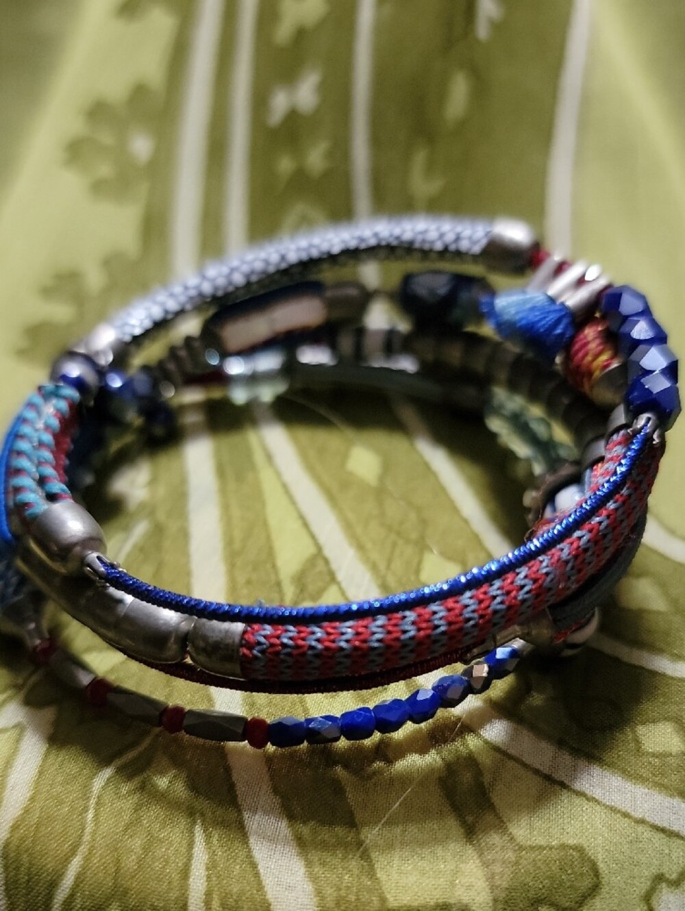 Ayala Bar Multicolor Beaded Wrap Bracelet - Picture 4 of 7